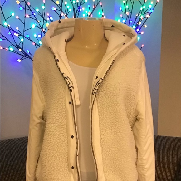 🧥 Roots Toronto Maple Leafs Coat Ladies Size M - Picture 10 of 14